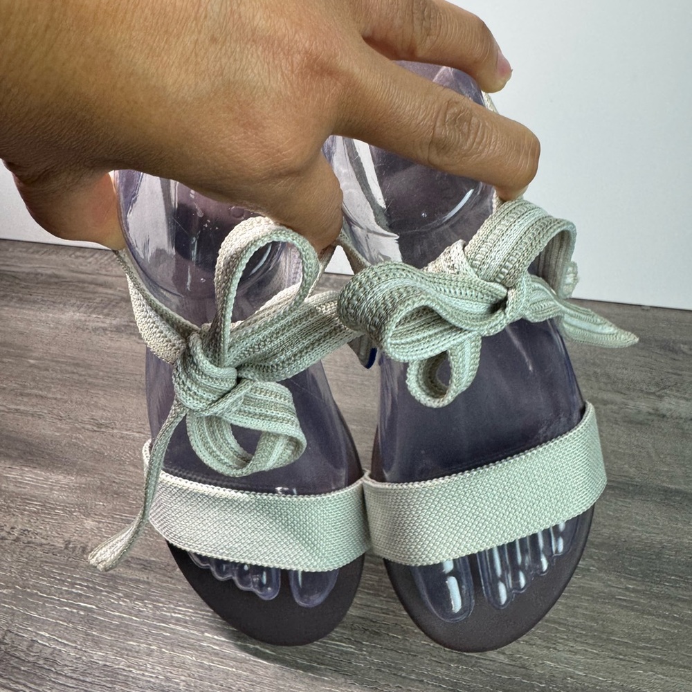 Rothy’s wrap sandals sandcastle women’s size 6.5 EUC - Picture 9 of 13